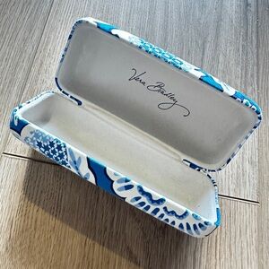 Vera Bradley Blue and White Floral Eyeglass Case